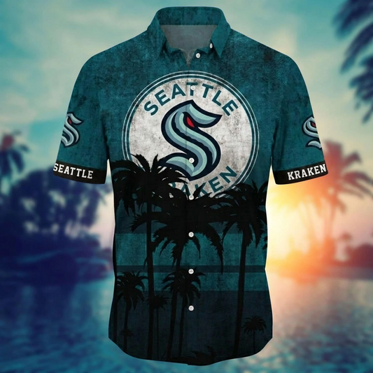 NHL x SEA Coconut Beach Hawaiian Shirt HLP 40426 LBN