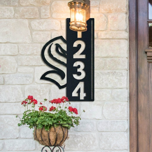 NHL x SEA Custom Address Metal Sign HLP 40526 LBN