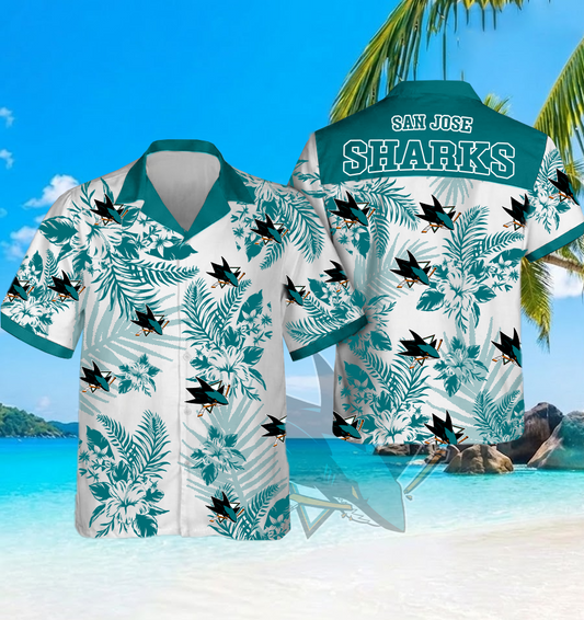 NHL x SJ Beach Hawaiian Shirt HLP 60426 HLPHUONG