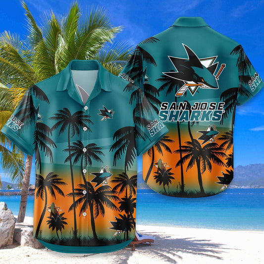 NHL x SJ Coconut Tree Hawaiian Shirt HLP 080426 HLPHUONG