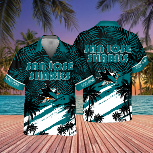 NHL x SJ Hockey Summer Hawaiian Shirt HLP 70426 HLPHUONG