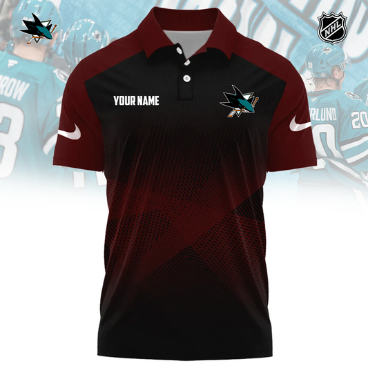NHL x SJ Sport Custom Name Premium Polo Shirt HLP 060426 HLPHUONG 1