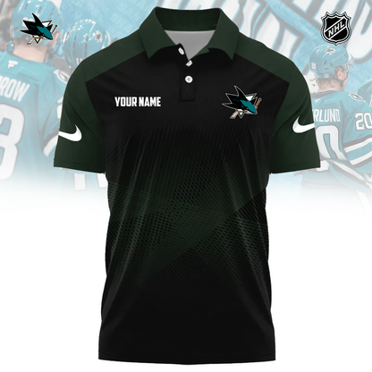 NHL x SJ Sport Custom Name Premium Polo Shirt HLP 060426 HLPHUONG