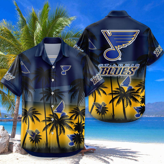 NHL x STL Coconut Tree Hawaiian Shirt HLP 080426 HLPHUONG