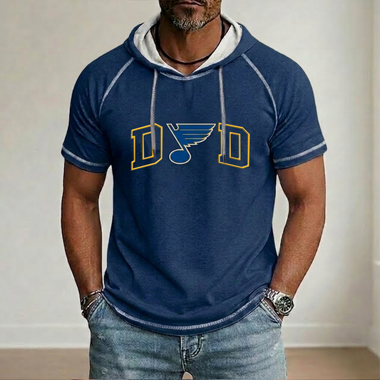 NHL x STL Dad Hooded Short Sleeve Shirt HLP 280426 LBN