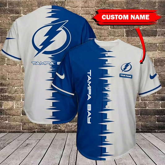 NHL x TB Bicolour Custom Name Baseball Jersey HLP 080426 LBN