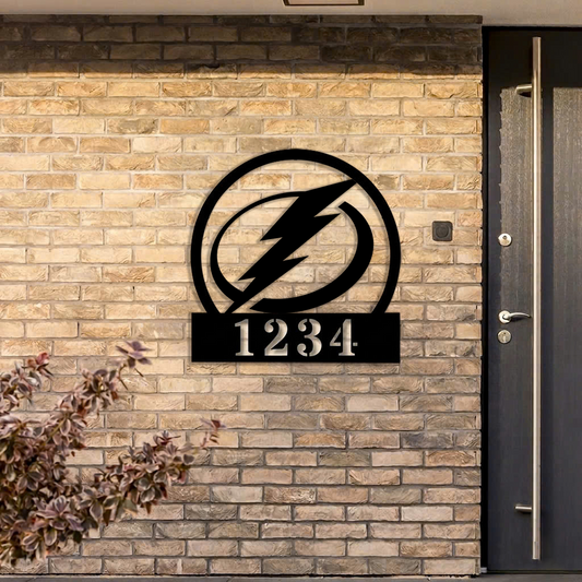 NHL x TB Custom Address Metal Sign HLP 40526 HLPHUONG