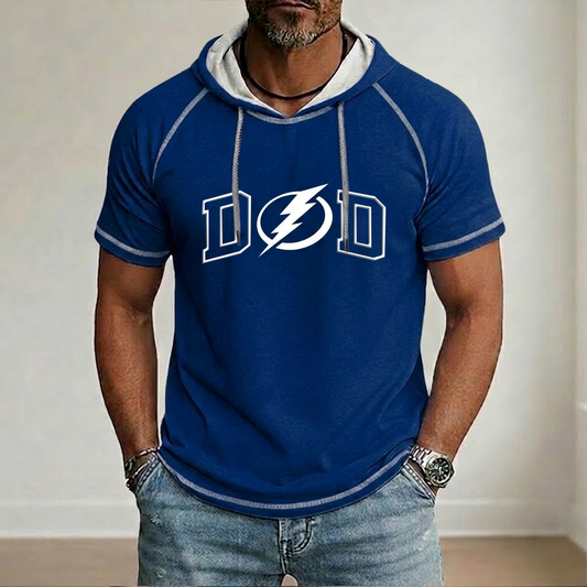 NHL x TB Dad Hooded Short Sleeve Shirt HLP 280426 LBN