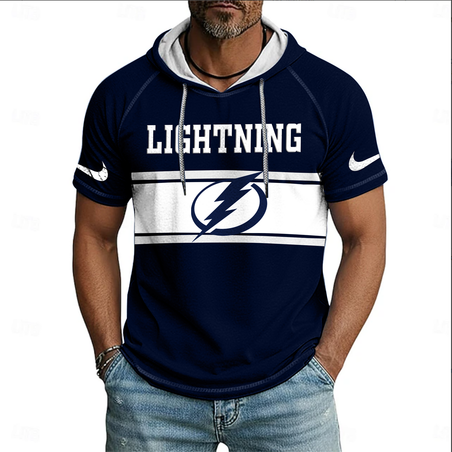 NHL x TB Hooded Short Sleeve Shirt HLP 070426 HLPHUONG 1