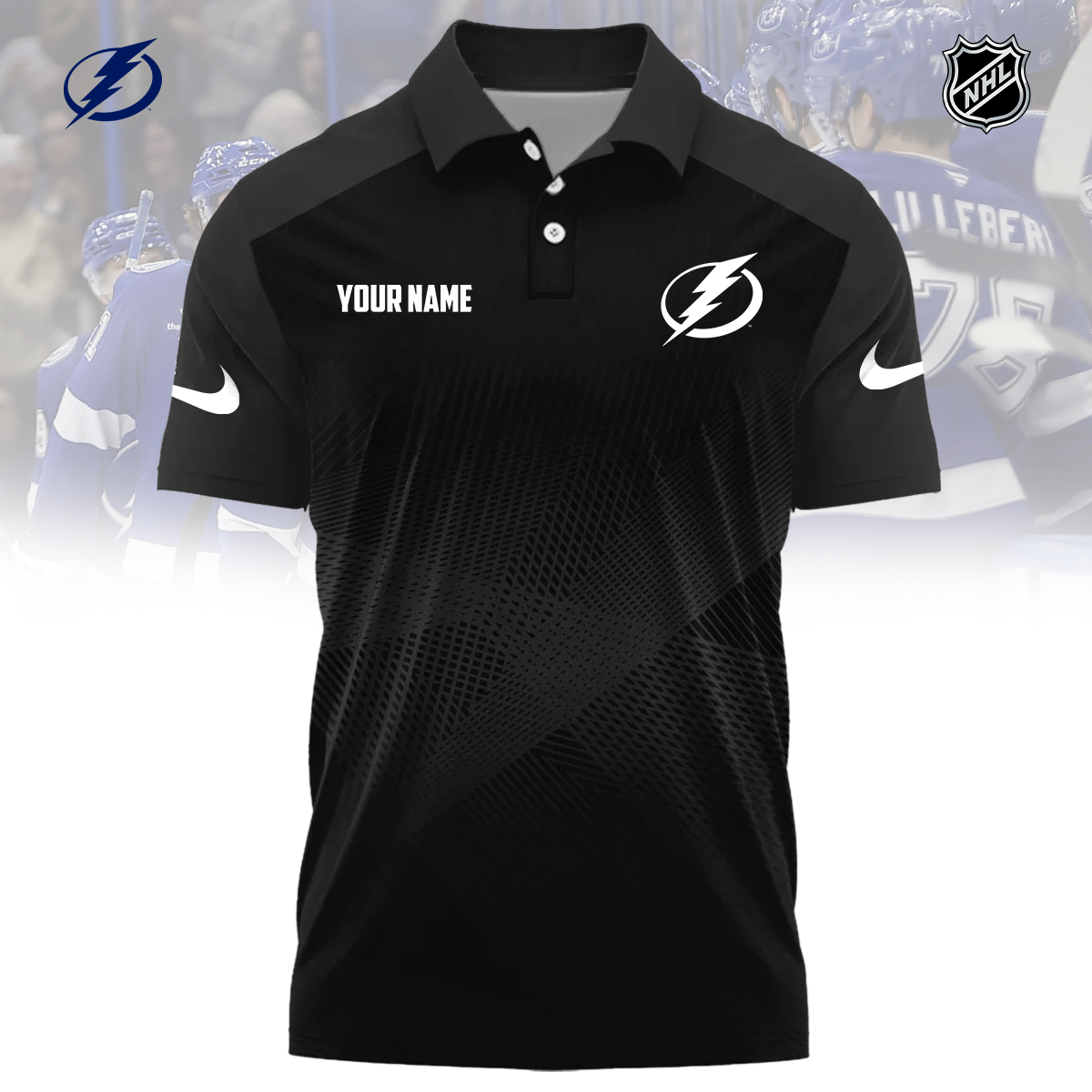 NHL x TB Sport Custom Name Premium Polo Shirt HLP 060426 HLPHUONG