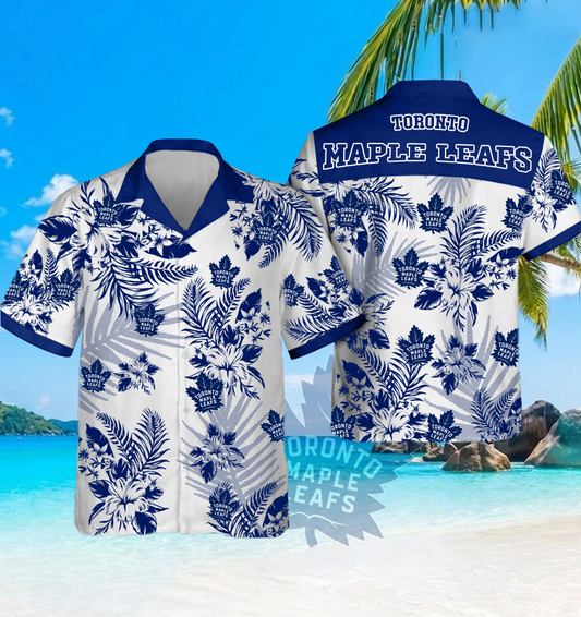 NHL x TOR Beach Hawaiian Shirt HLP 60426 HLPHUONG