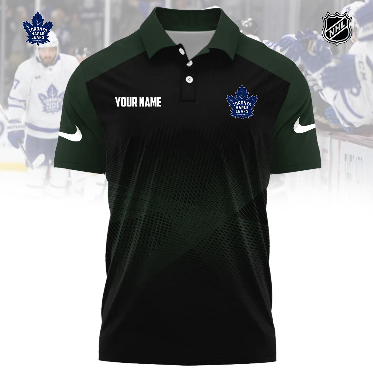 NHL x TOR Sport Custom Name Premium Polo Shirt HLP 060426 HLPHUONG