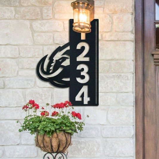 NHL x UTA Custom Address Metal Sign HLP 40526 LBN