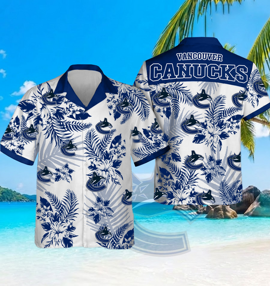 NHL x VAN Beach Hawaiian Shirt HLP 60426 HLPHUONG