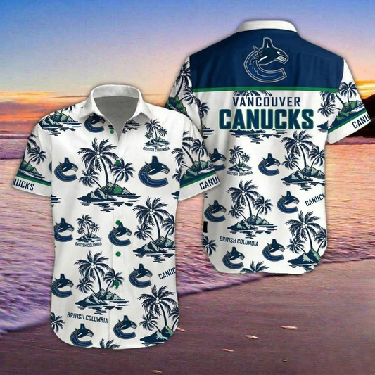 NHL x VAN Island Hawaiian Shirt HLP 00426 LBN