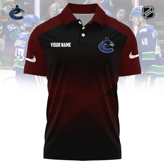 NHL x VAN Sport Custom Name Premium Polo Shirt HLP 060426 HLPHUONG 1