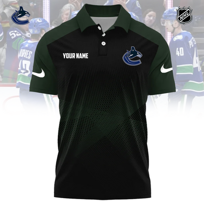 NHL x VAN Sport Custom Name Premium Polo Shirt HLP 060426 HLPHUONG