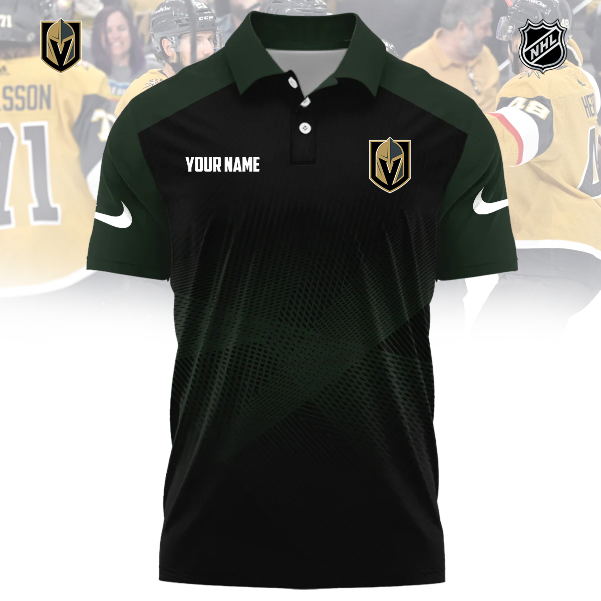 NHL x VEG Sport Custom Name Premium Polo Shirt HLP 060426 HLPHUONG