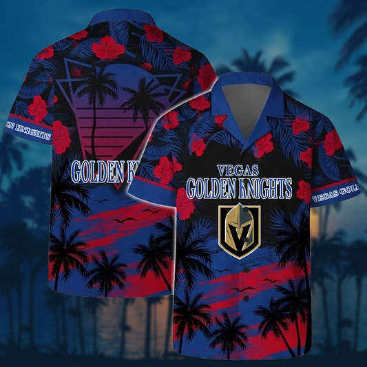 NHL x VGK Sunset Hawaiian Shirt HLP 40426 HLPHUONG