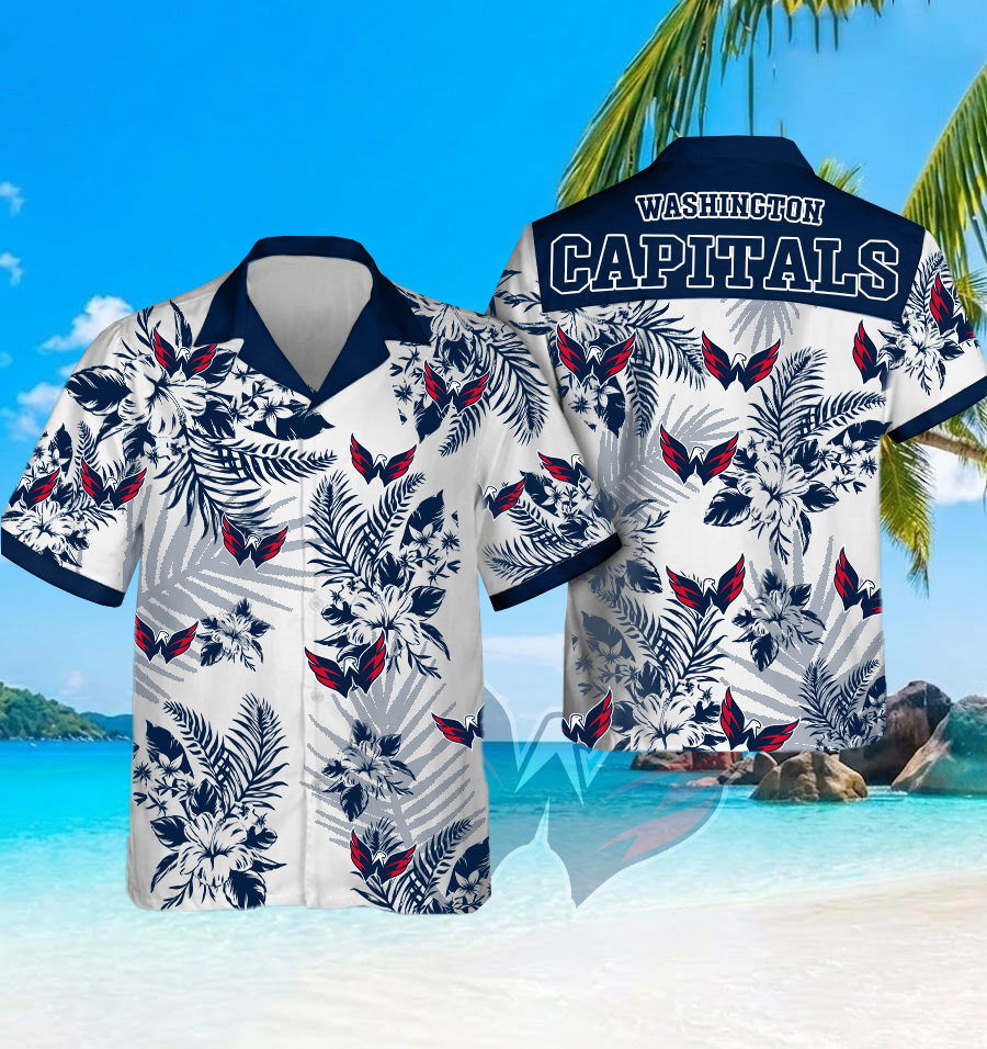 NHL x WAS Beach Hawaiian Shirt HLP 60426 HLPHUONG