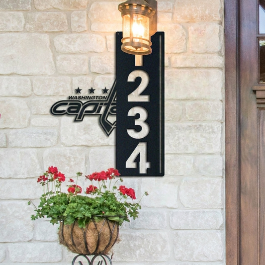 NHL x WAS Custom Address Metal Sign HLP 40526 LBN
