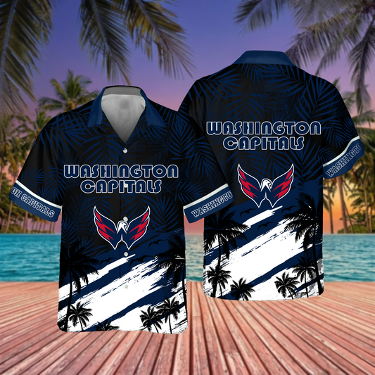 NHL x WAS Hockey Summer Hawaiian Shirt HLP 70426 HLPHUONG