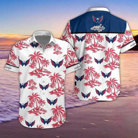 NHL x WAS Island Hawaiian Shirt HLP 00426 LBN