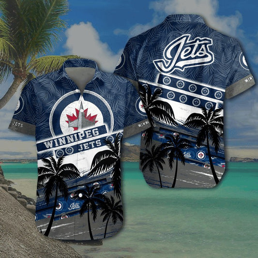NHL x WIN Coconut Tree Hawaiian Shirt HLP 00426 LBN