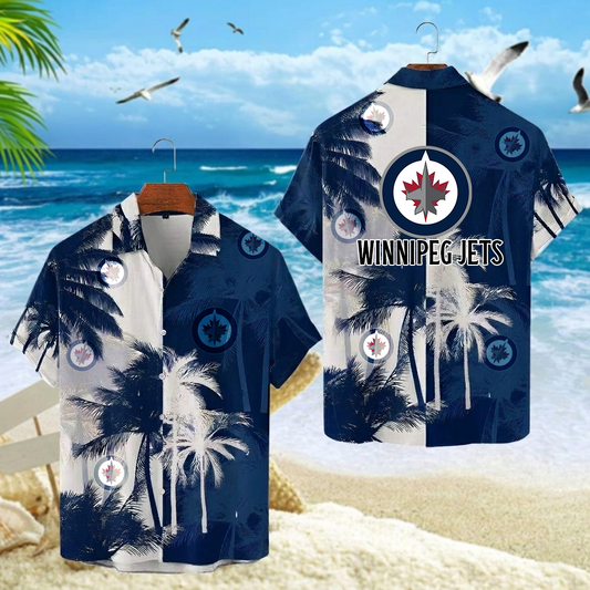 NHL x WIN Palm Trees Hawaiian Shirt HLP 30426 LBN