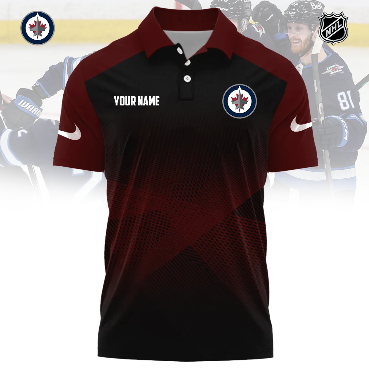 NHL x WIN Sport Custom Name Premium Polo Shirt HLP 060426 HLPHUONG 1