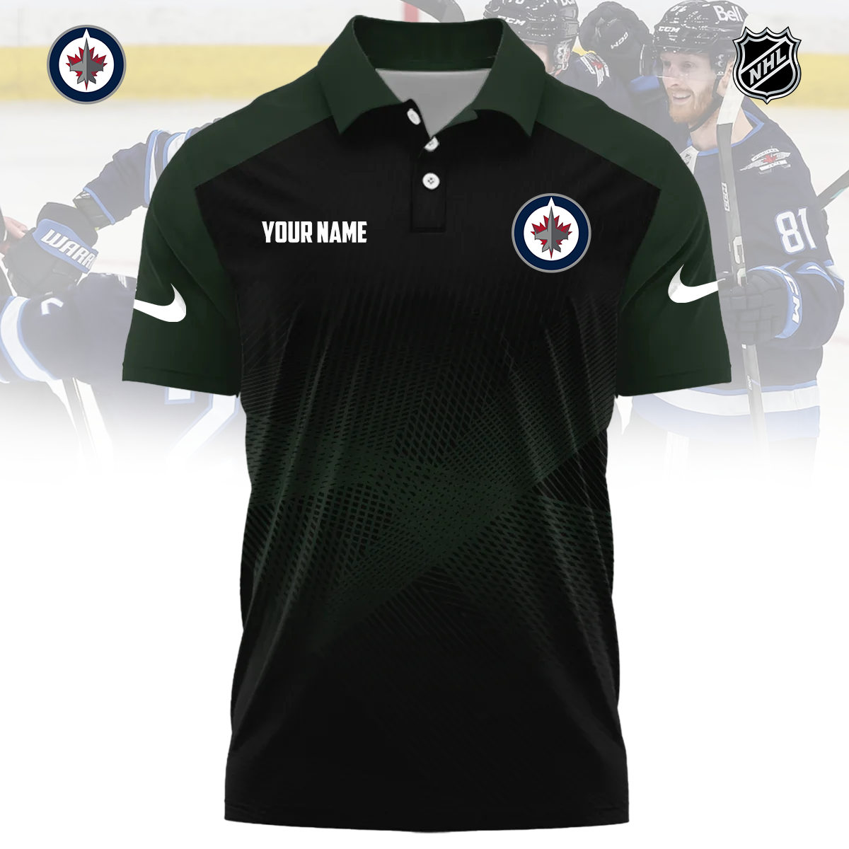NHL x WIN Sport Custom Name Premium Polo Shirt HLP 060426 HLPHUONG