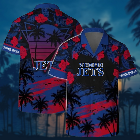 NHL x WIN Sunset Hawaiian Shirt HLP 40426 HLPHUONG