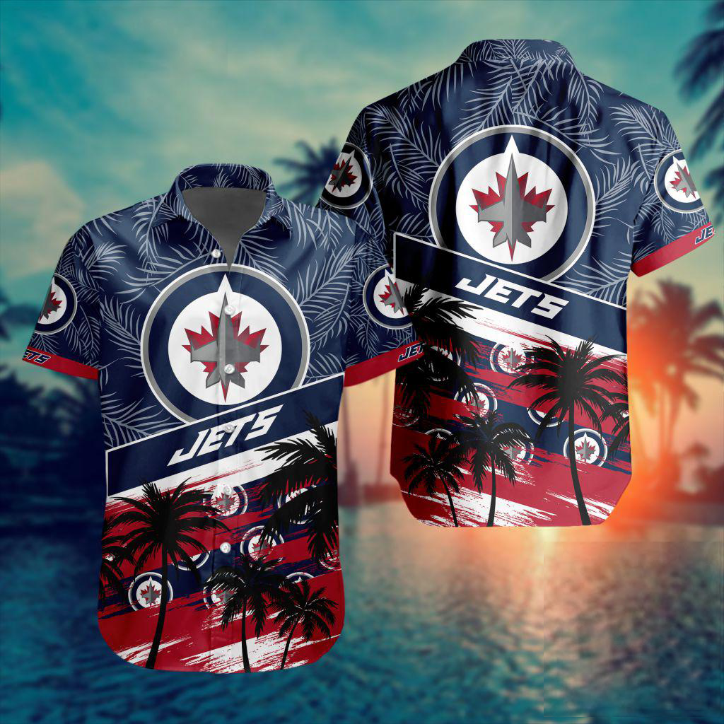 NHL x WIN Team Palms Hawaiian Shirt HLP 50426 HLPHUONG