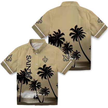NO x NFL Hawaiian Shirt – Beach Sunset DATND TANTD 270526