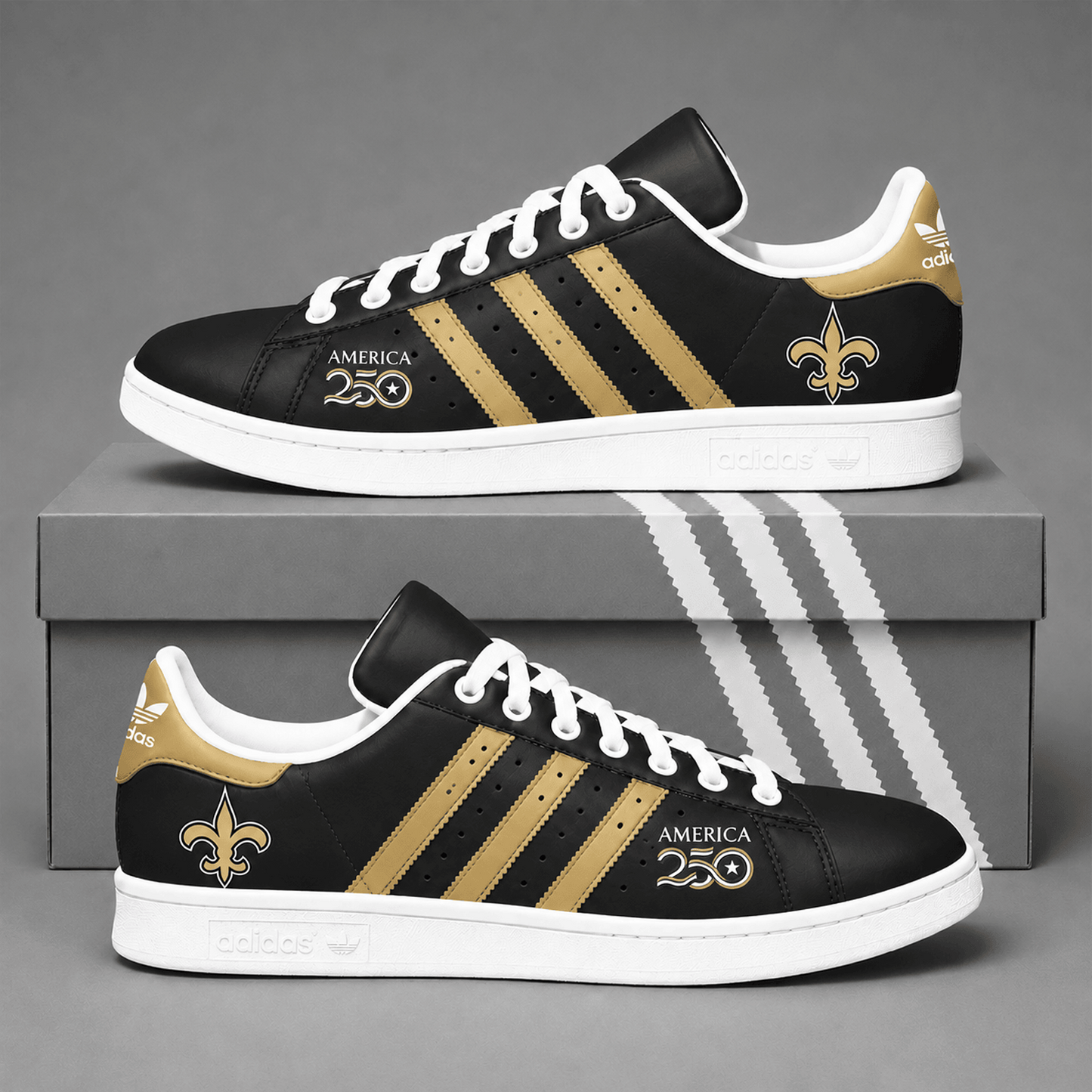 NO x NFL Premium America 250 Team Pride Superstar Sneakers   150626