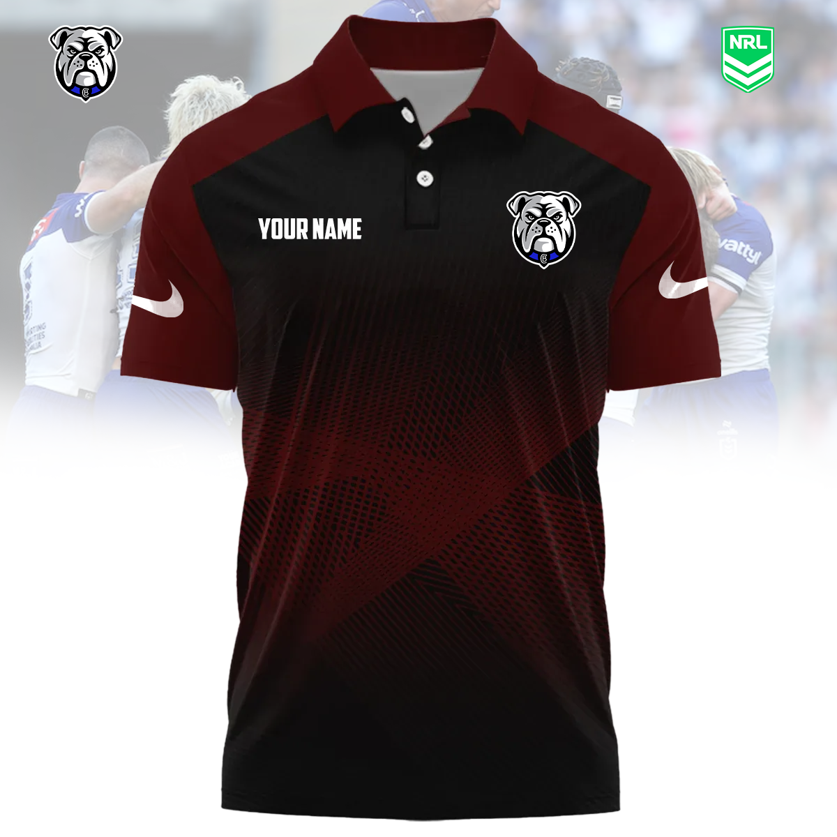 NRL x CBB Sport Custom Name Premium Polo Shirt HLP 090426 HLPHUONG