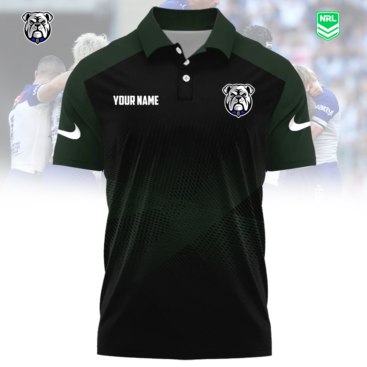 NRL x CBB Sport Custom Name Premium Polo Shirt HLP 090426 HLPHUONG