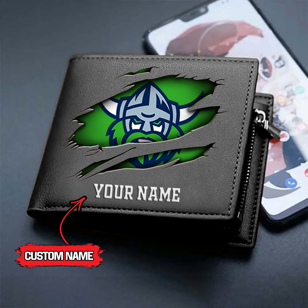 NRL x CR Custom Name Leather Wallet HLP 3026 HLPHUONG
