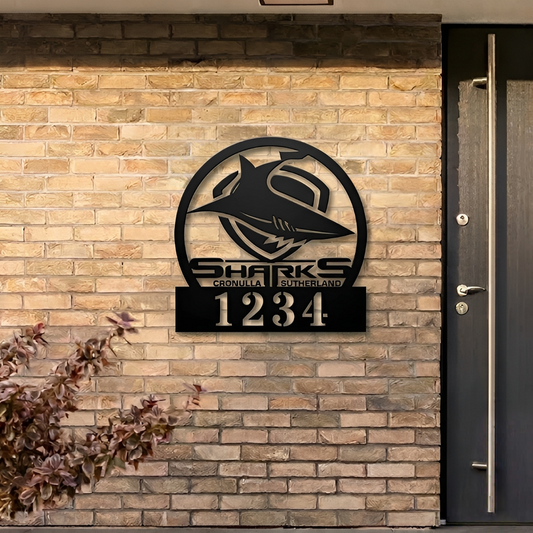 NRL x CSS Custom Address Metal Sign HLP 40526 HLPHUONG