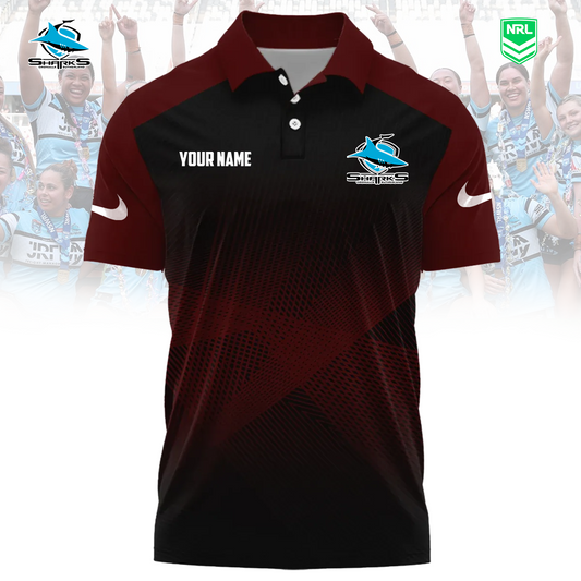 NRL x CSS Sport Custom Name Premium Polo Shirt HLP 090426 HLPHUONG