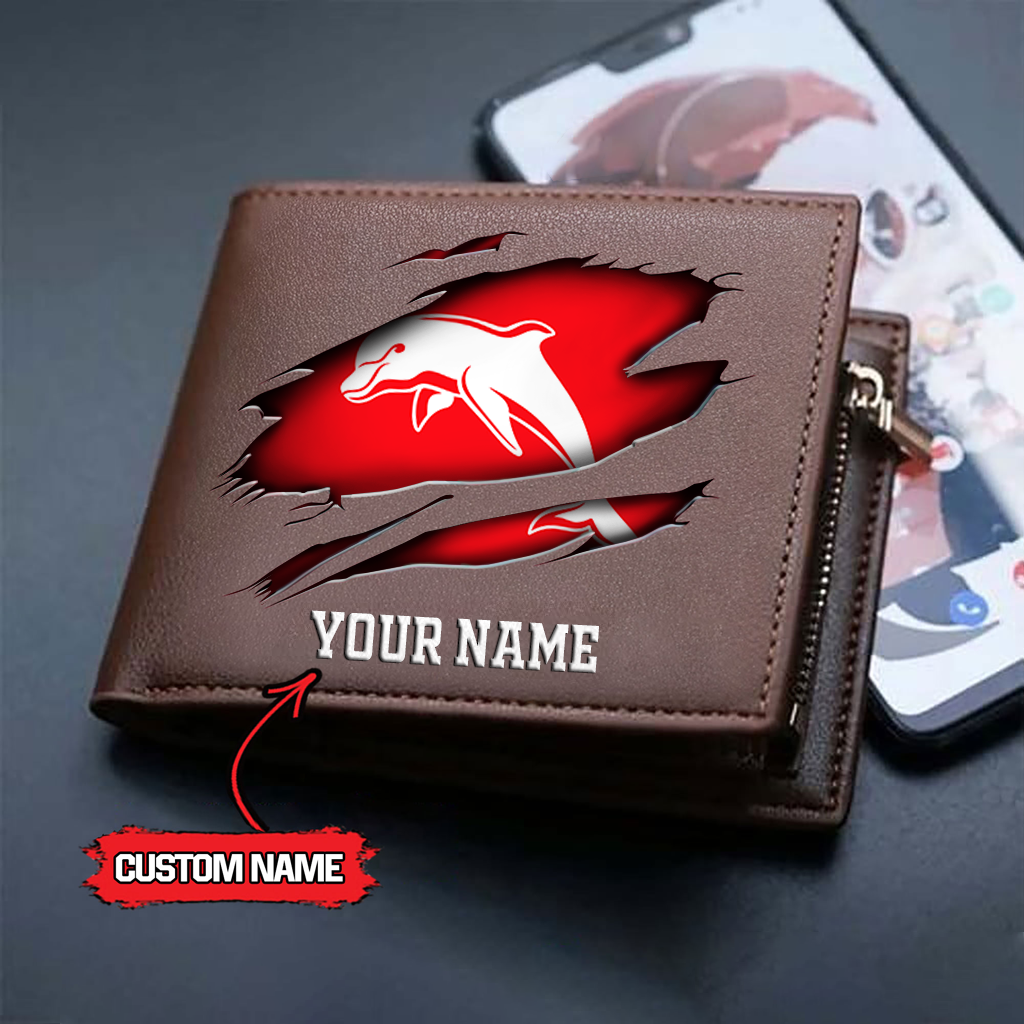 NRL x DO Custom Name Leather Wallet HLP 3026 HLPHUONG