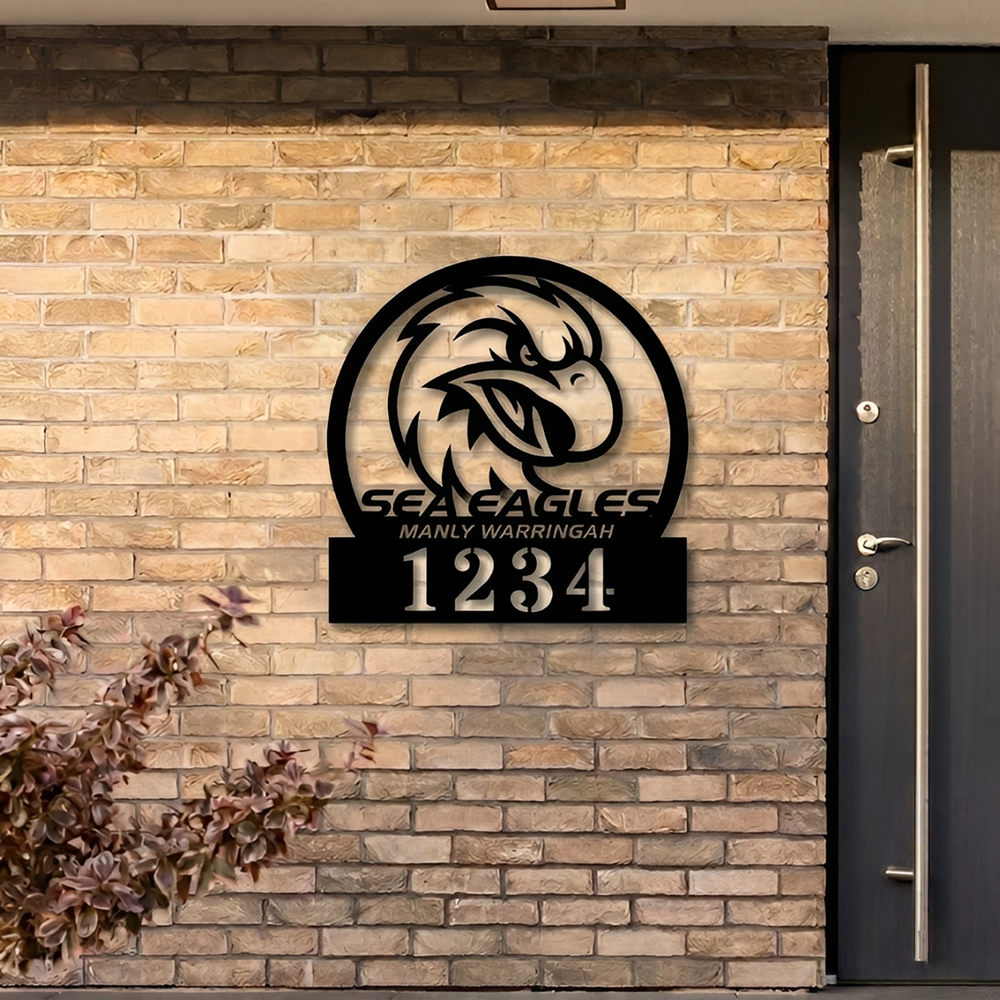 NRL x MWSE Custom Address Metal Sign HLP 40526 HLPHUONG