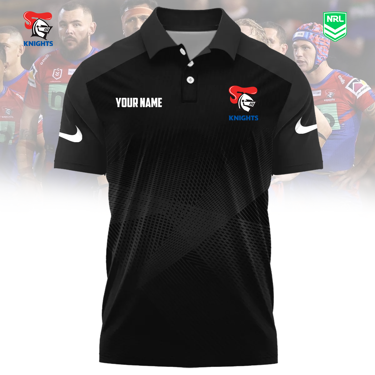 NRL x NK Sport Custom Name Premium Polo Shirt HLP 090426 HLPHUONG