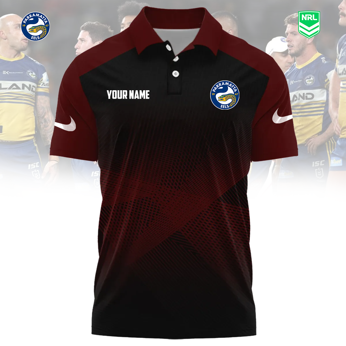 NRL x PE Sport Custom Name Premium Polo Shirt HLP 090426 HLPHUONG