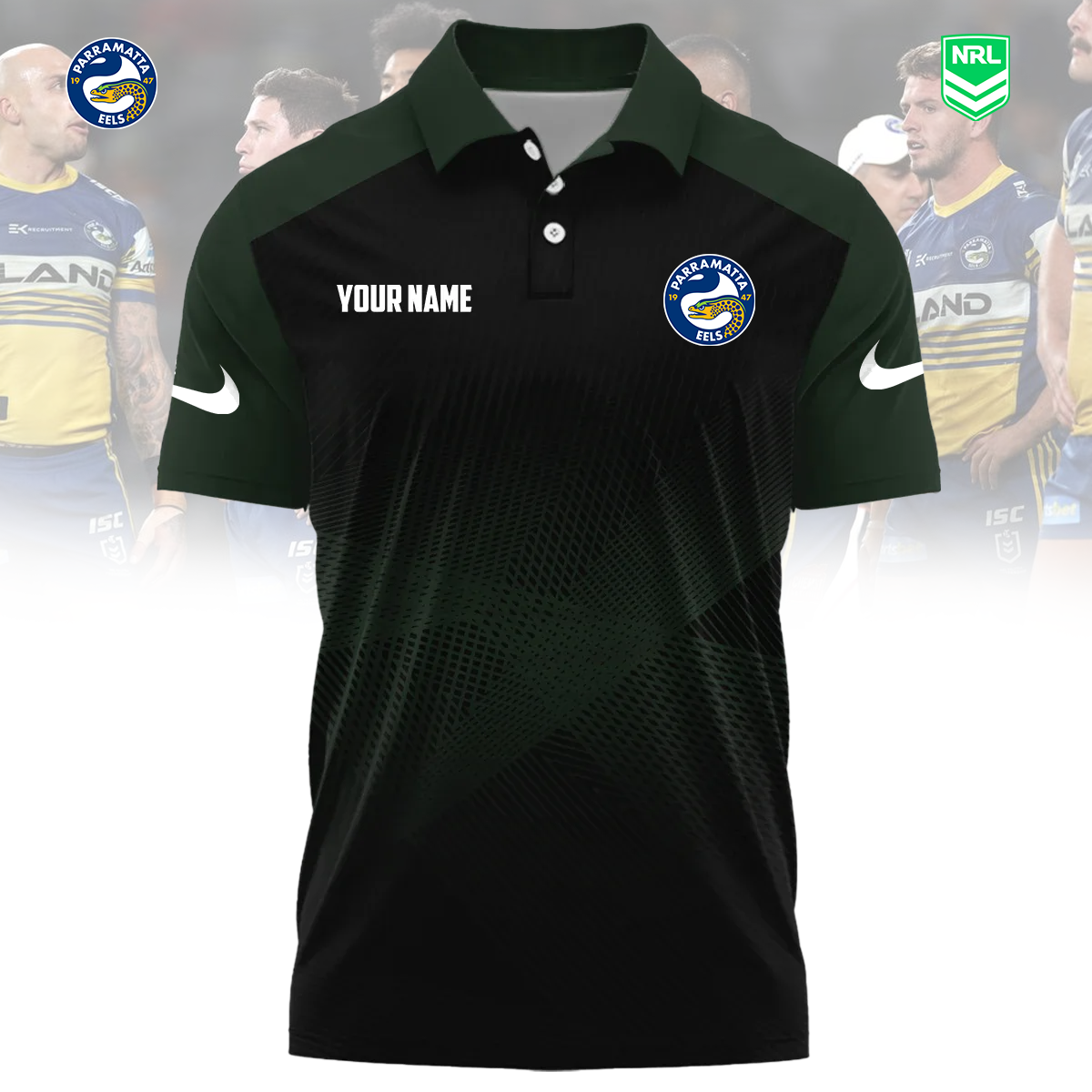 NRL x PE Sport Custom Name Premium Polo Shirt HLP 090426 HLPHUONG