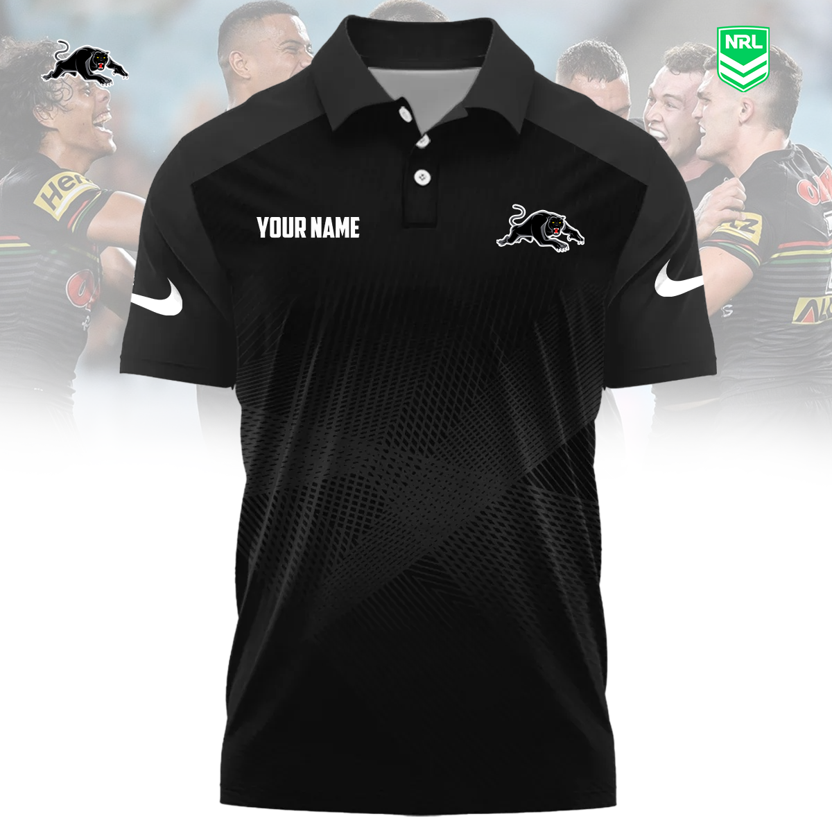 NRL x PP Sport Custom Name Premium Polo Shirt HLP 090426 HLPHUONG