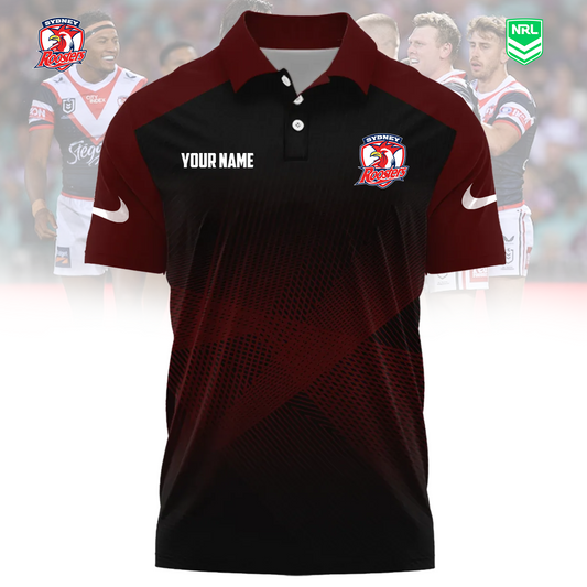 NRL x SR Sport Custom Name Premium Polo Shirt HLP 090426 HLPHUONG
