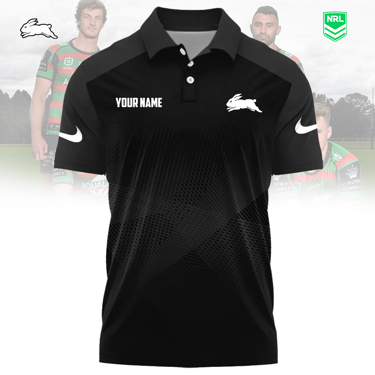 NRL x SSR Sport Custom Name Premium Polo Shirt HLP 090426 HLPHUONG