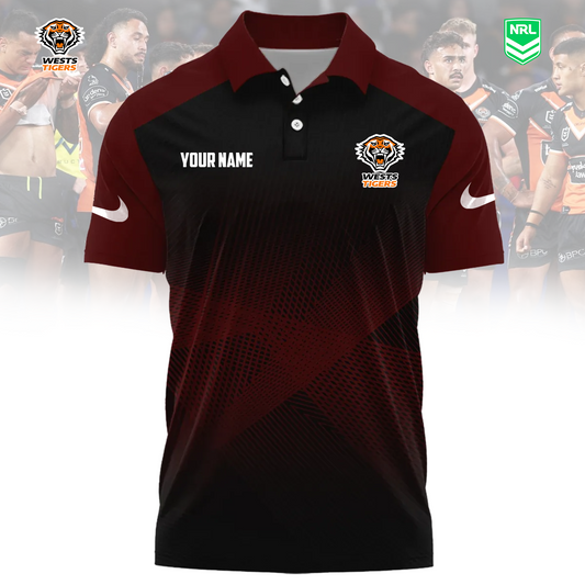 NRL x WT Sport Custom Name Premium Polo Shirt HLP 090426 HLPHUONG