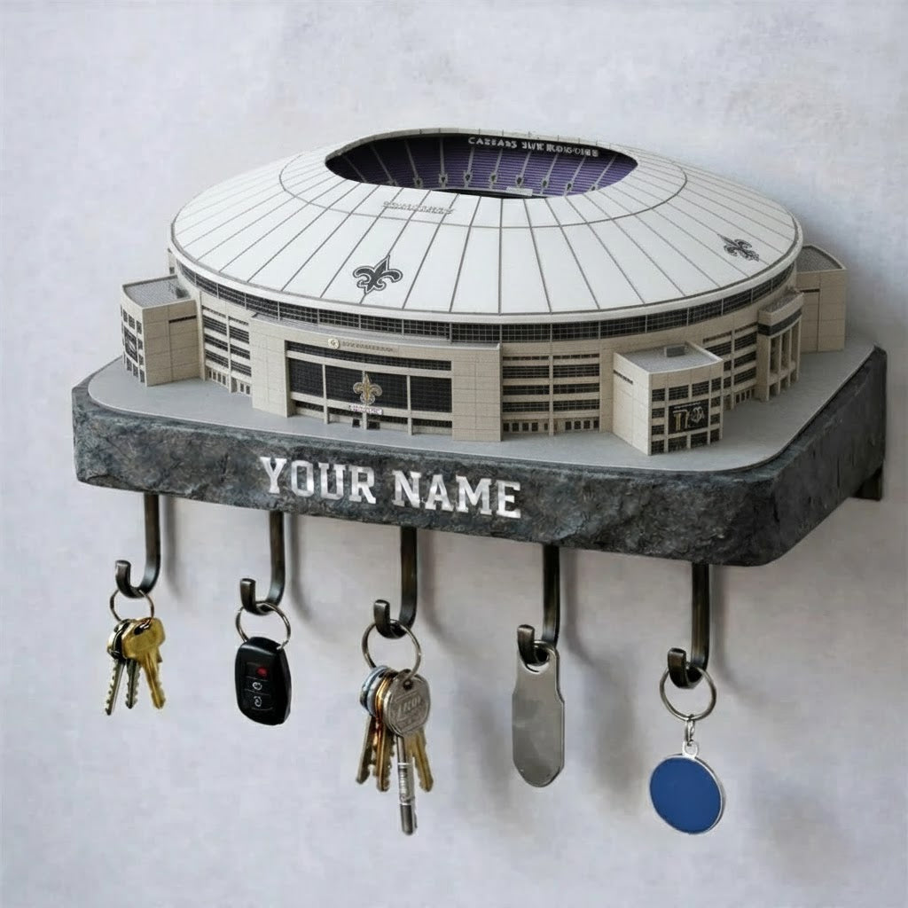 NS Stadium Premium NFL Wood Key Hanger DDT NHM